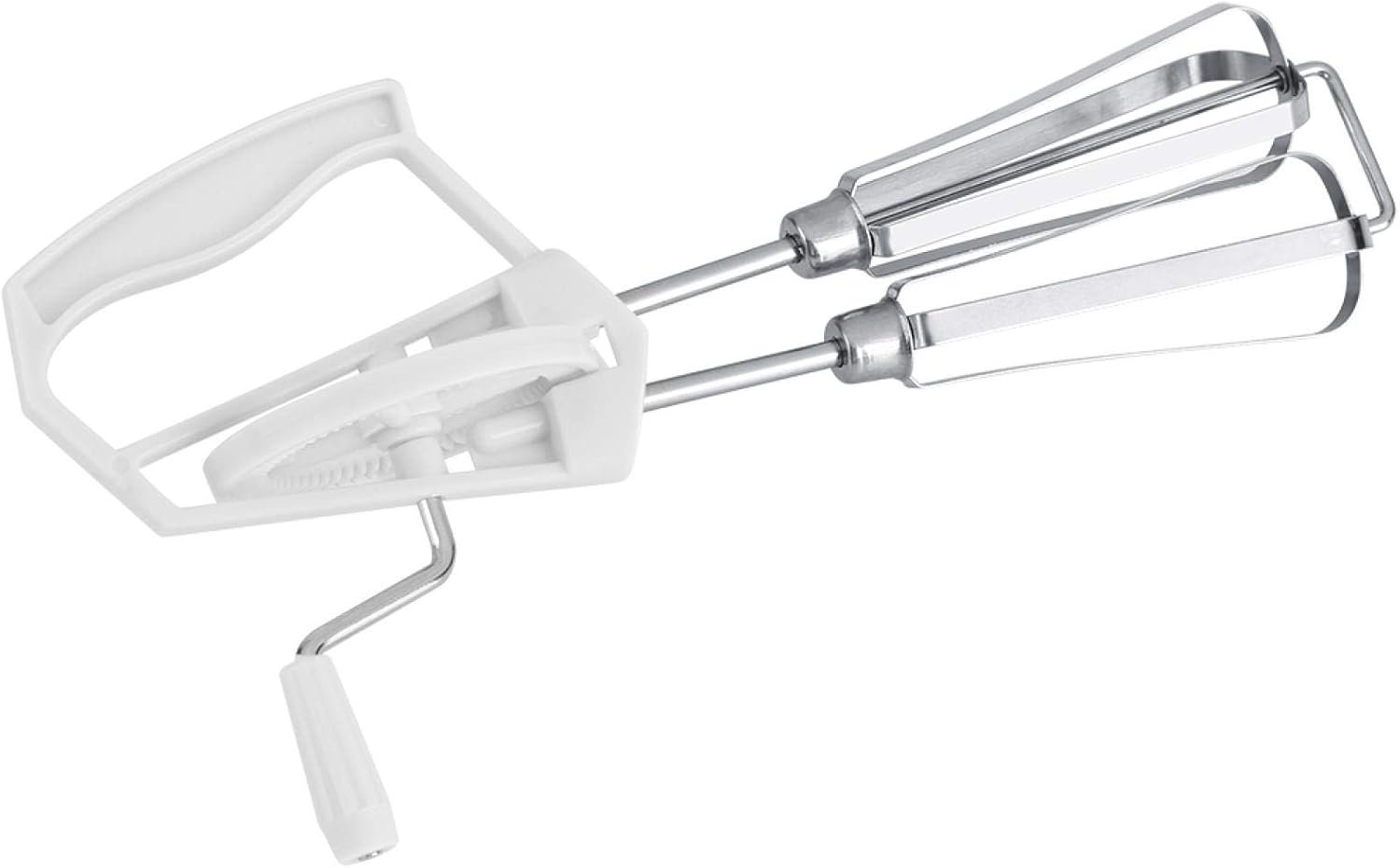 Egg Beater Mixer,Stainless Steel Rotary Hand Whip Whisk Hand Mixer Plus Egg Beater Cooking Tool Suitable For Kitchen Gadget - Image 2