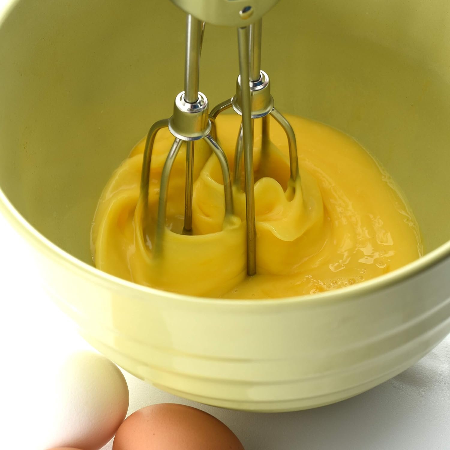 Egg Beater Classic Hand Crank Style 18/10 Stainless Steel Mixer 12 Inches - Image 2